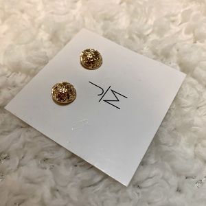 Gold plated earrings